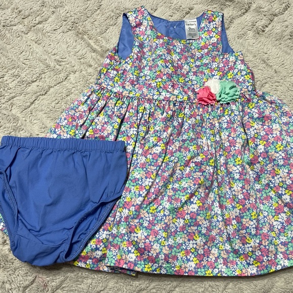 Carters 9 month flower print dress - Picture 2 of 3